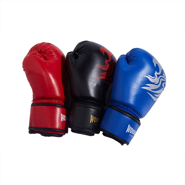 Luvas de boxe com velcro